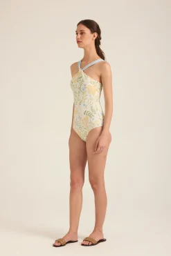 Garden Twist Knot Swimsuit
