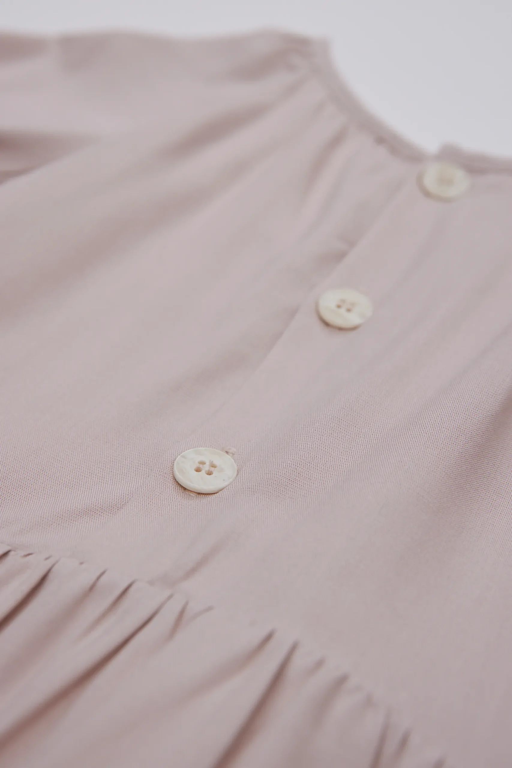 Gathered Curved Seam Dress