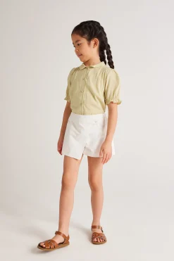 Gathered Puff Sleeve Top