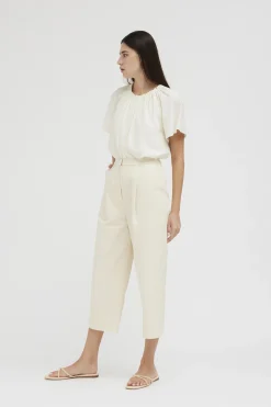 Gathered Rayon Top