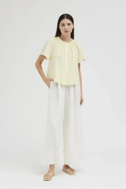 Gathered Rayon Top