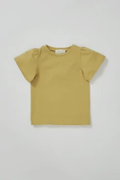 Gathered Sleeve Tee