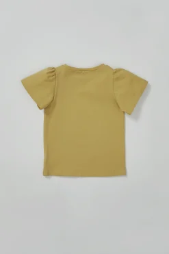 Gathered Sleeve Tee