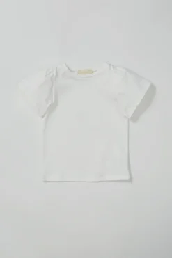 Gathered Sleeve Tee