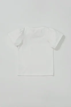 Gathered Sleeve Tee