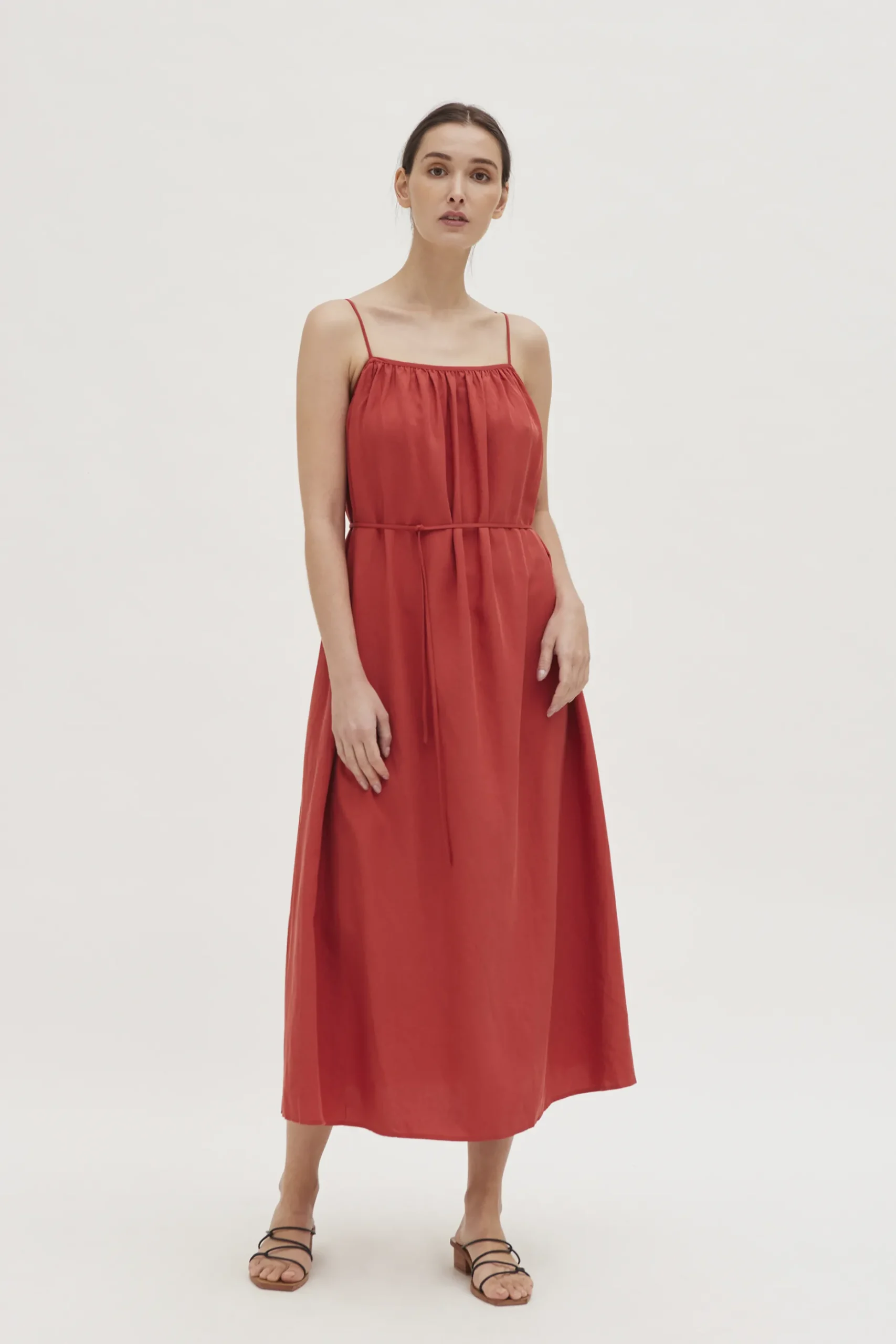 Gathered Tent Dress