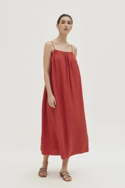 Gathered Tent Dress