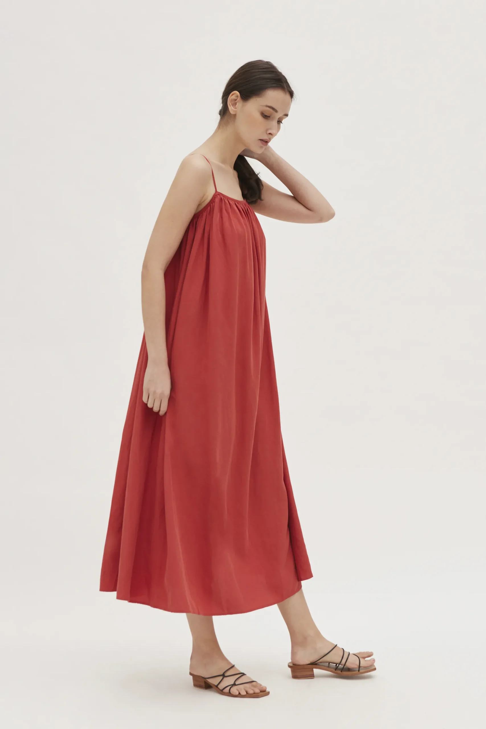 Gathered Tent Dress
