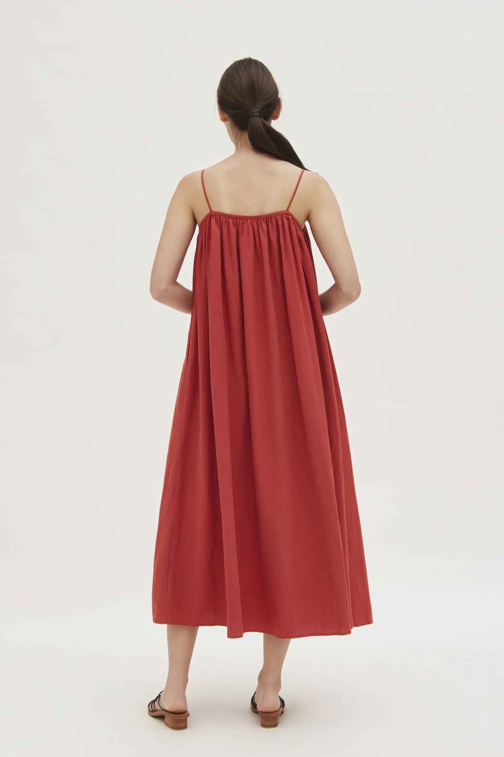 Gathered Tent Dress