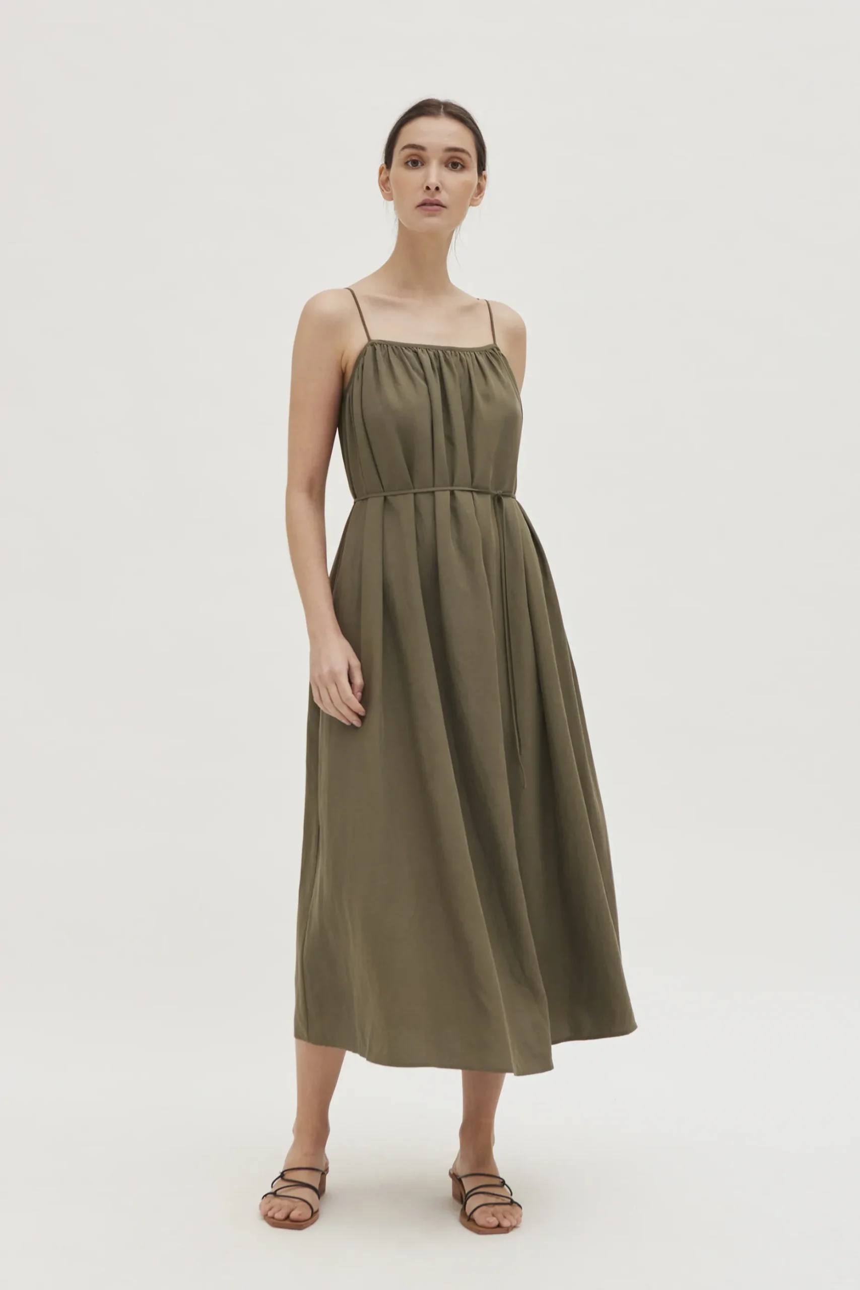 Gathered Tent Dress