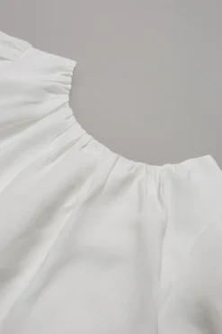 Gathered Viscose Top