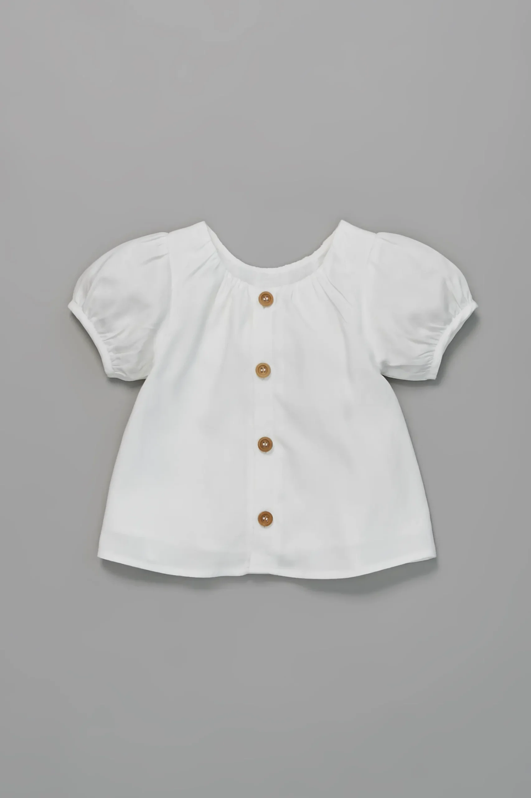 Gathered Viscose Top