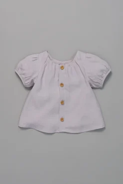 Gathered Viscose Top