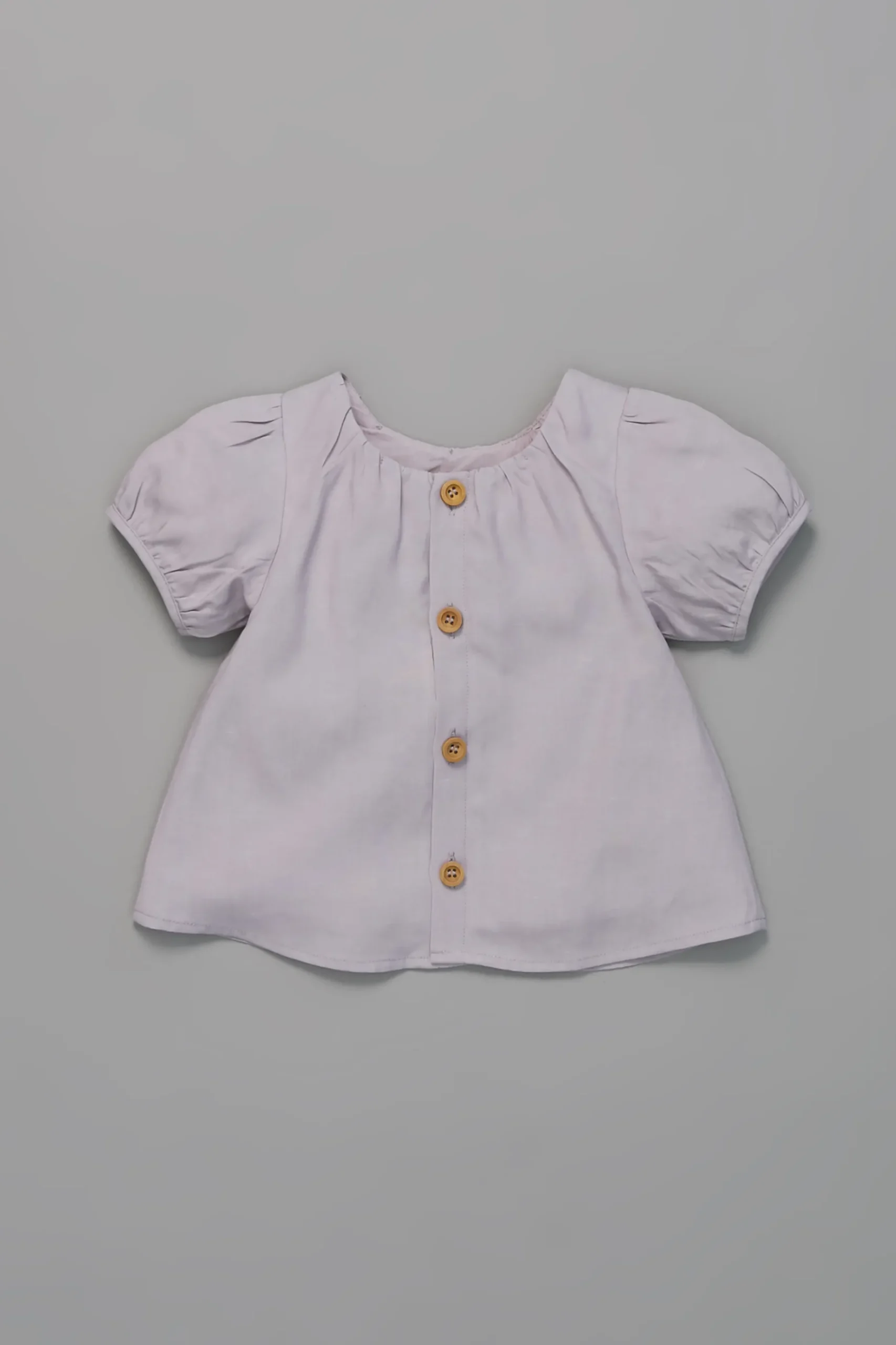 Gathered Viscose Top