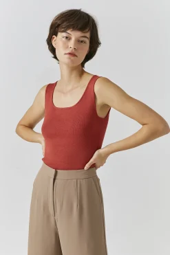 High-Waisted Longline Pants
