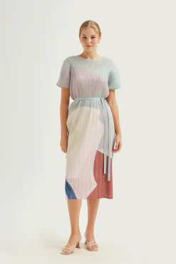 Interlude Plissé Pleated Kaftan