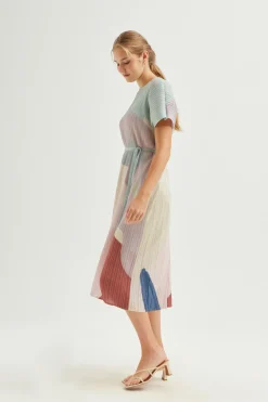 Interlude Plissé Pleated Kaftan