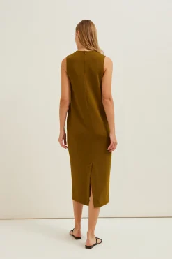 Jersey Midi Dress