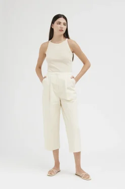 Knitted Boat-Neck Top