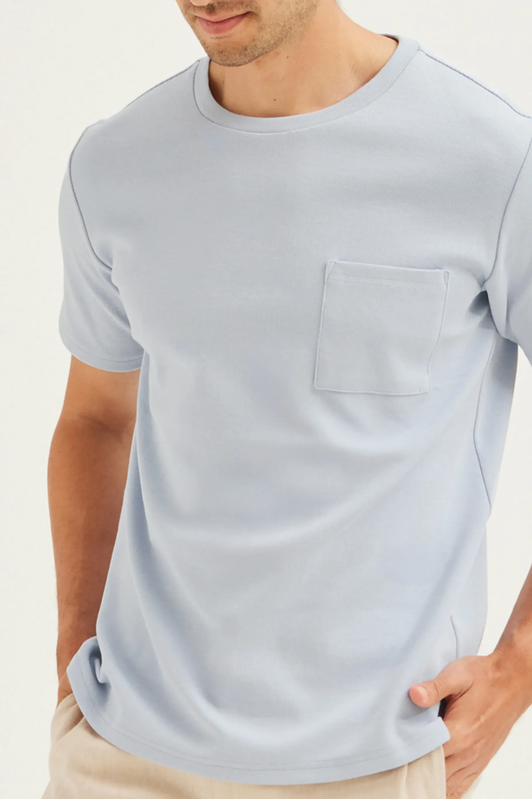 Knitted Pocket Tee