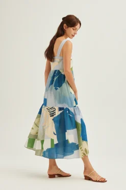 La Risa Cotton Tiered Dress