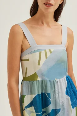 La Risa Cotton Tiered Dress