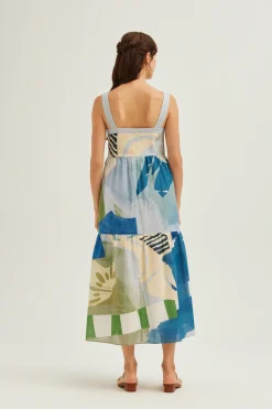 La Risa Cotton Tiered Dress