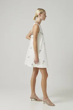 Liberty Cotton Embroidered Shift Dress
