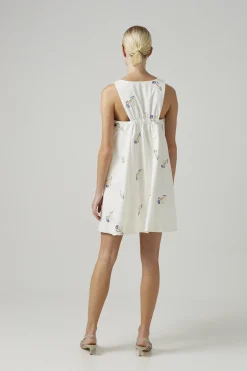 Liberty Cotton Embroidered Shift Dress