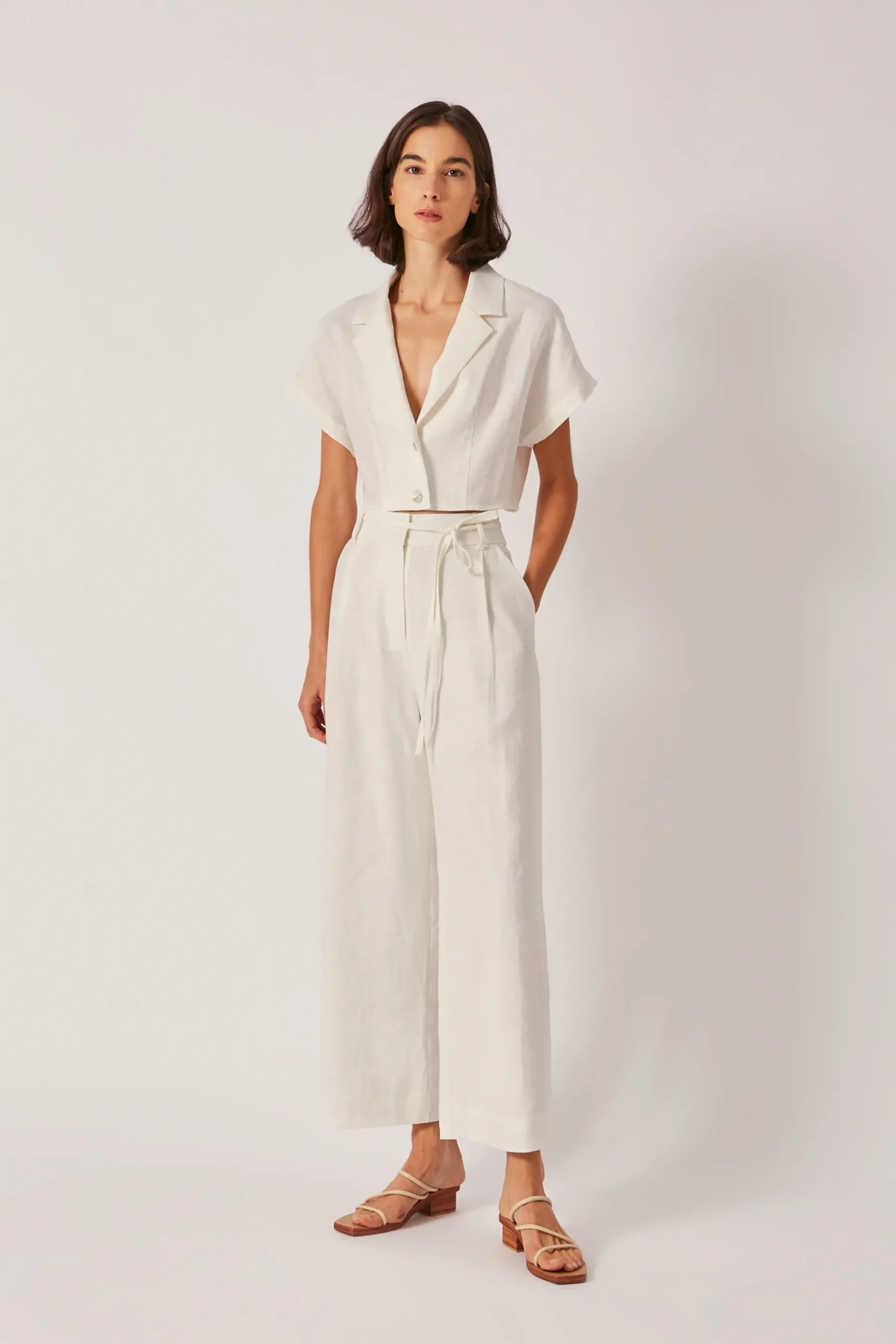 Linen Belted Pants