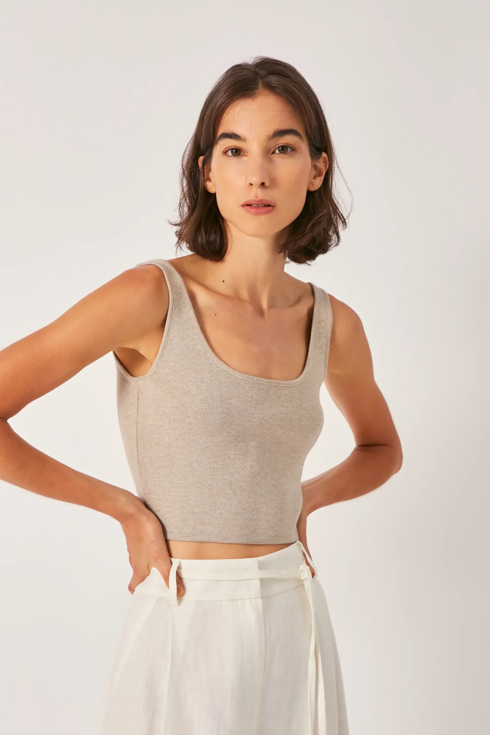 Linen Belted Pants