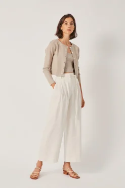 Linen Belted Pants