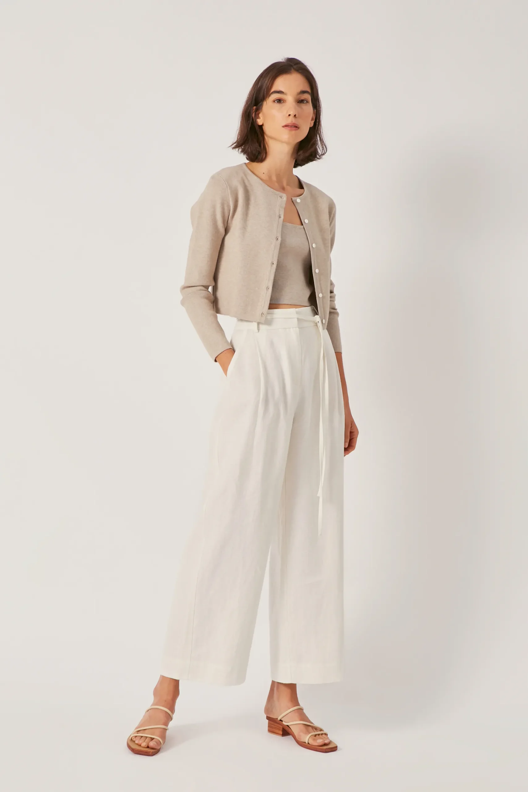 Linen Belted Pants
