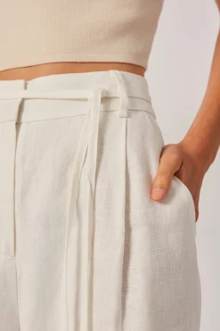 Linen Belted Pants