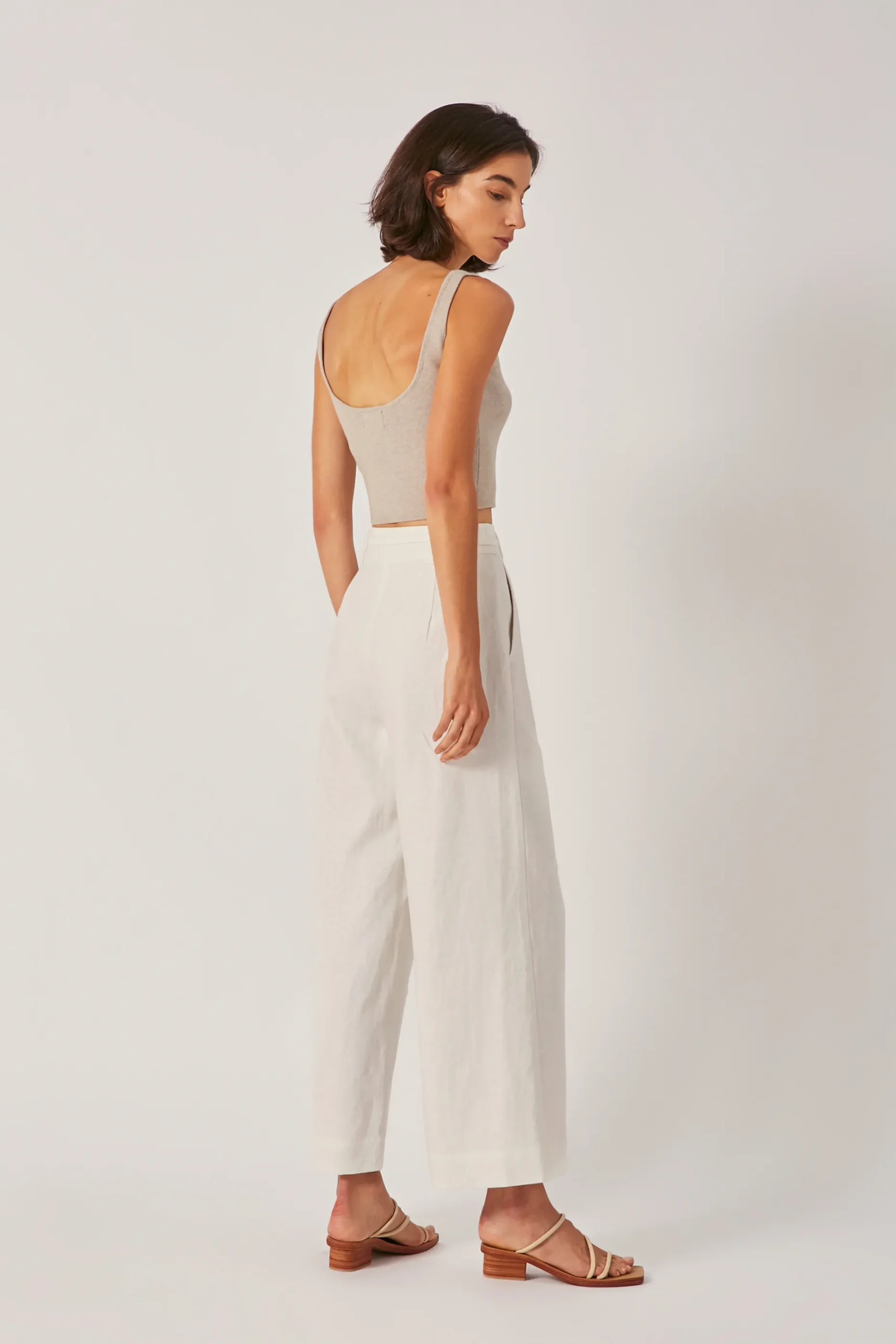Linen Belted Pants