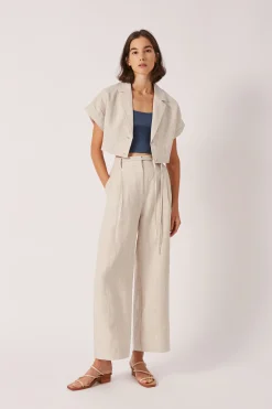 Linen Belted Pants