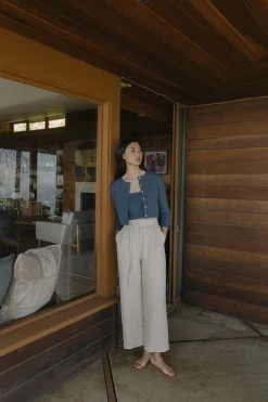 Linen Belted Pants