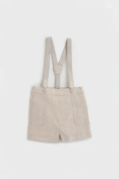 Linen Button Suspenders