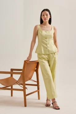 Linen Full-Length Pants