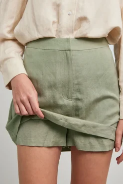 Linen Mini Skorts