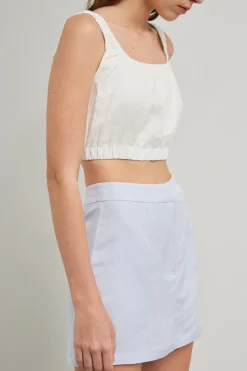 Linen Mini Skorts
