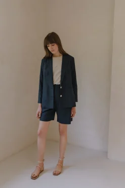 Linen Tailored Blazer