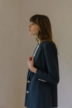 Linen Tailored Blazer