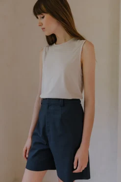 Linen Tailored Shorts