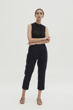 Linen Tapered Pants