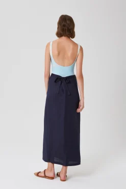 Linen Wrap Skirt