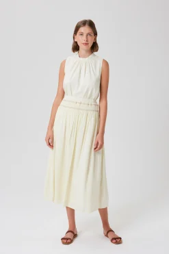 Lyocell Gathered Shift Top