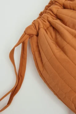 Mini Quilted Drawstring Bag