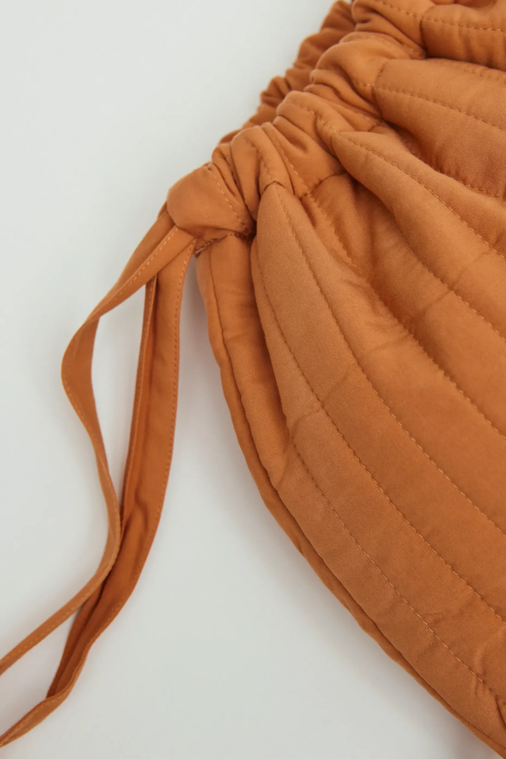 Mini Quilted Drawstring Bag