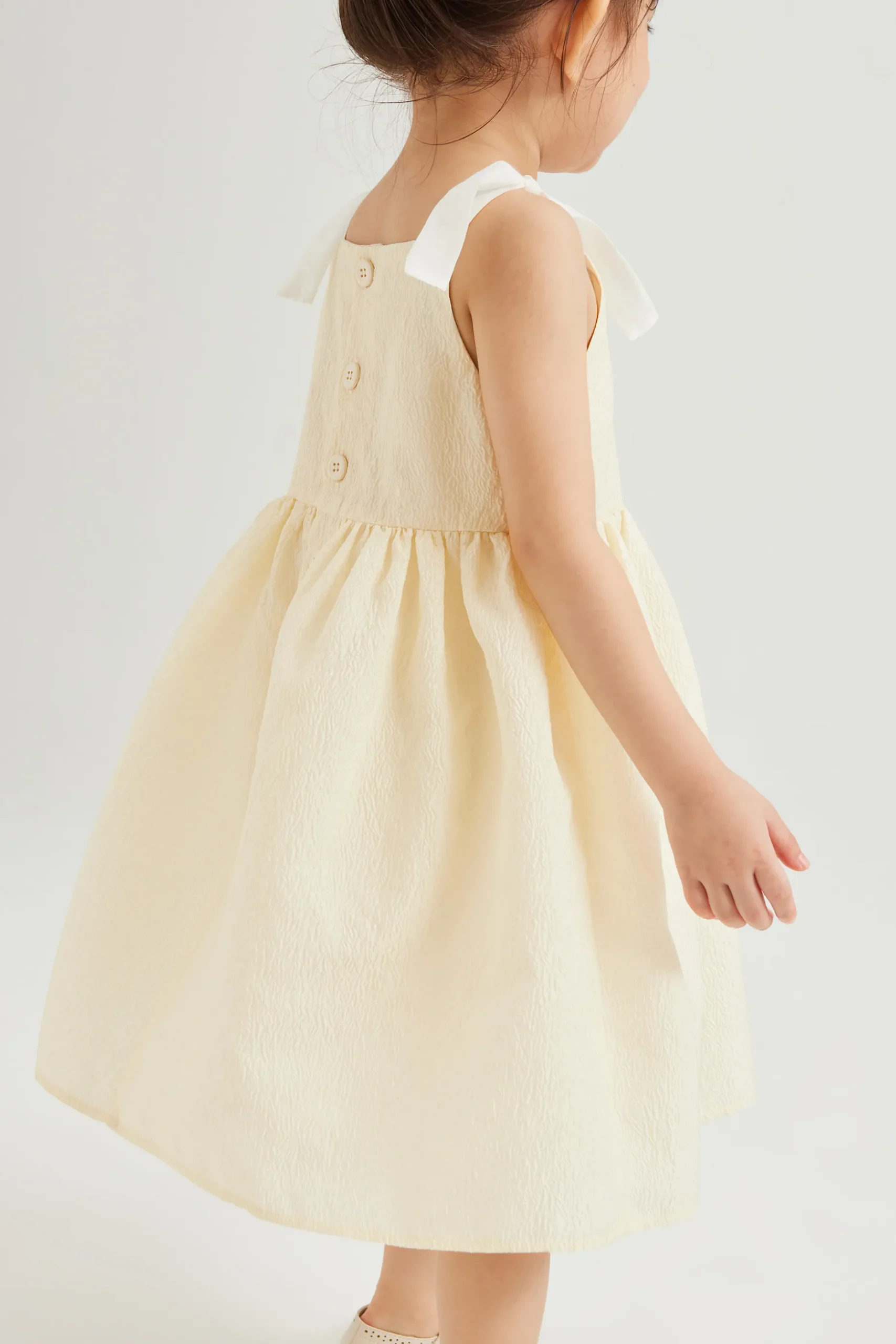 Mini Textured V-Neck Dress